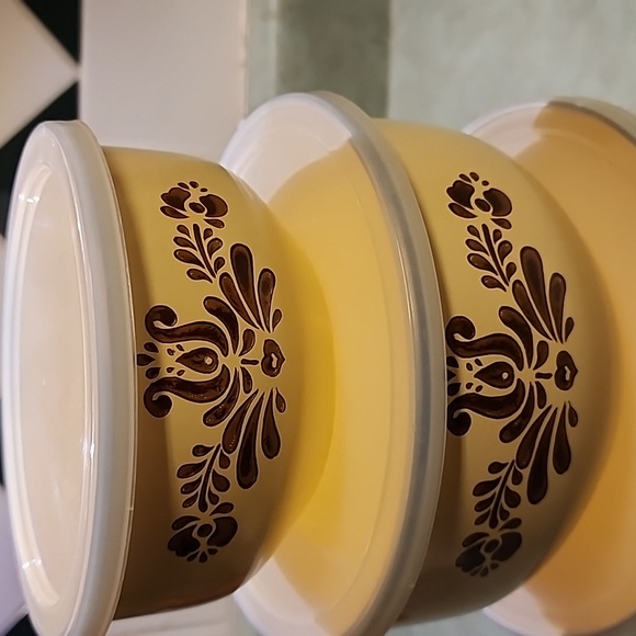 Pfaltzgraff Village Metal Nesting Mixing Bowls NWOT - Picture 2 of 4